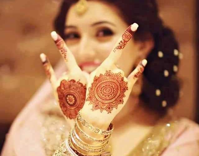 Pakistani bridal mehndi designs