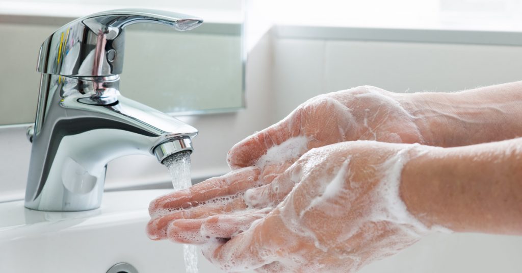 Handwashing with soap is much better than a sanitizer