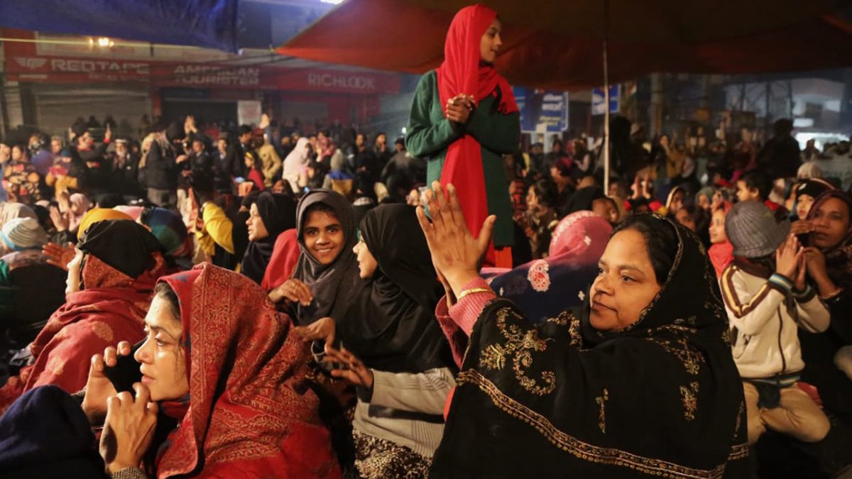 burkha women at the time of delhi riots