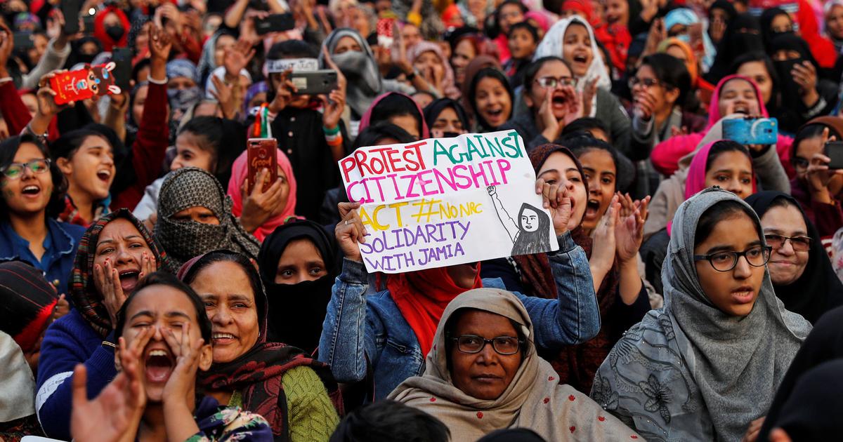 women at protest