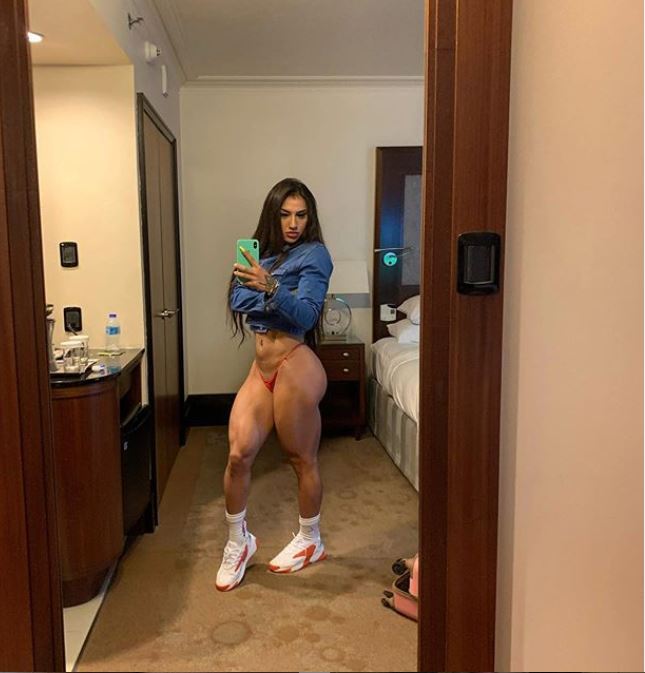 Bakhar Nabieva's leg muscles
