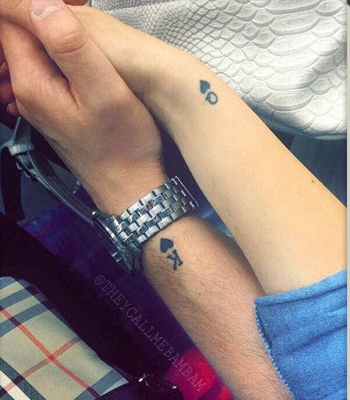 Kq tattoos ideas for couples