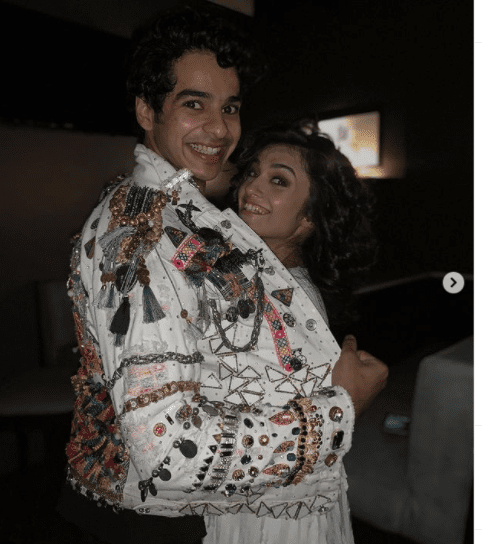 Pia with Ishan Khatter