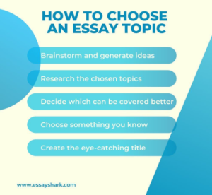 How to choose an essay topic