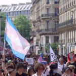 Women Protest in Paris, France