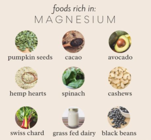 Foods rich in Magnesium