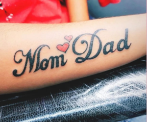 Mom dad love tattoos