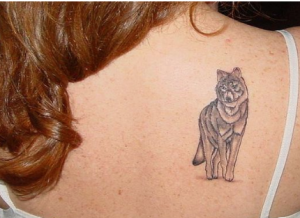 beautiful female wolf tattoo ideas
