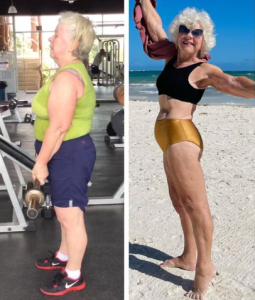 Joan After losing 30kg
