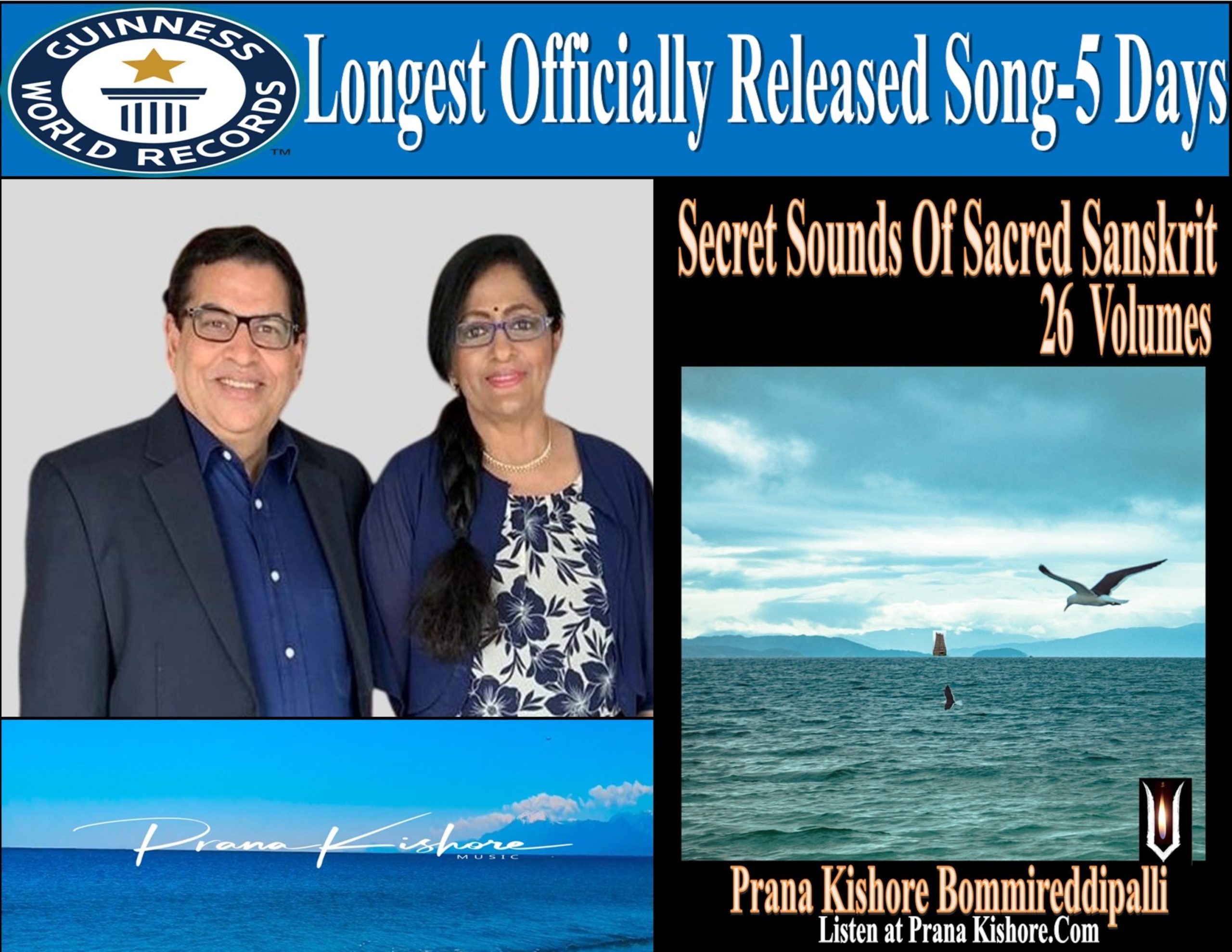 Longest officially Released song prana