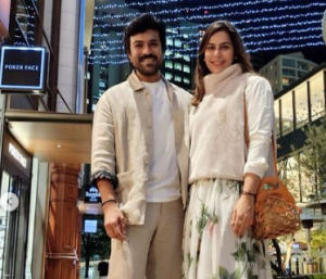 Ram charan and his wife upasna