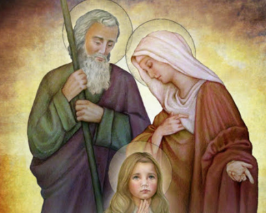Saint Joachim and Saint Anne with the Child Mary