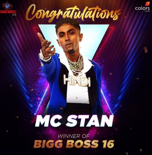 MC stan won bigg boss 16