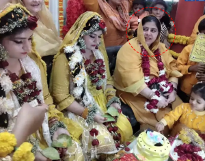 Shaista Parveen in a recent marriage photo