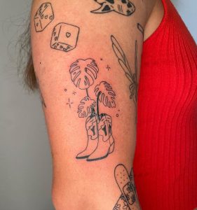 ignorant tattoo on arm