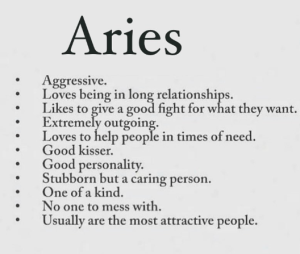 Aries zodiac sign