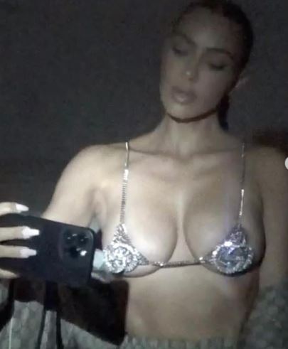 Kim Kardashian in gucci bikini