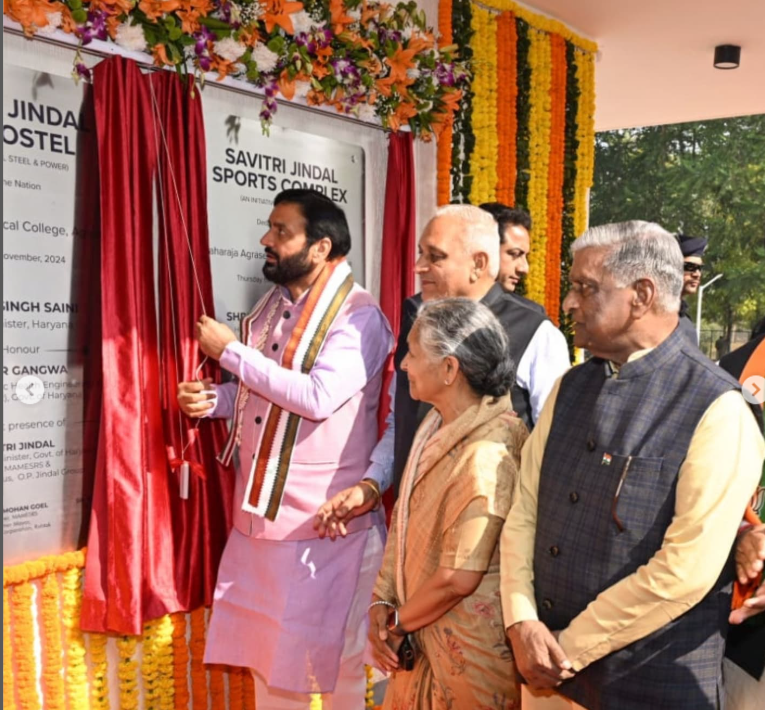 CM Naib Singh Saini Inaugurates Sports Complex and Girls’ Hostel at Maharaja Agrasen Medical College, Hisar