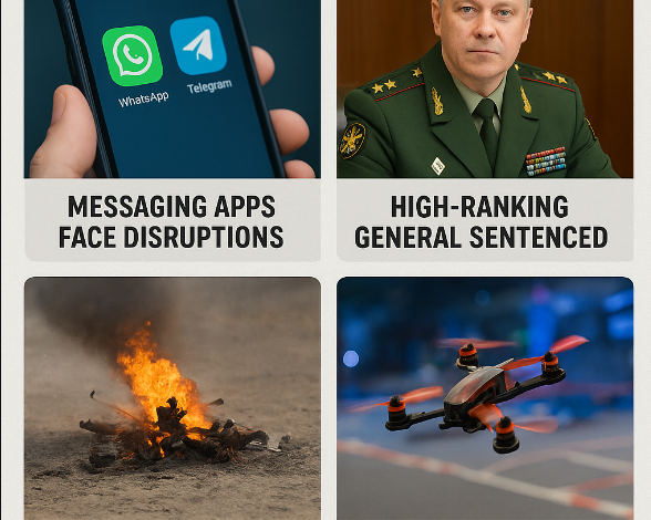 Moscow on Edge: General Sentenced Amid Bribery Crackdown, Communication Disruptions, and Deadly Drone Strike