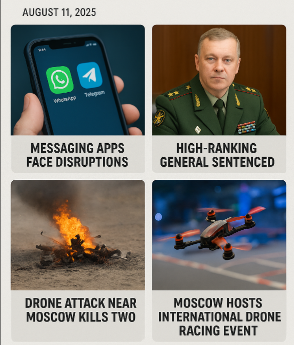Moscow on Edge: General Sentenced Amid Bribery Crackdown, Communication Disruptions, and Deadly Drone Strike