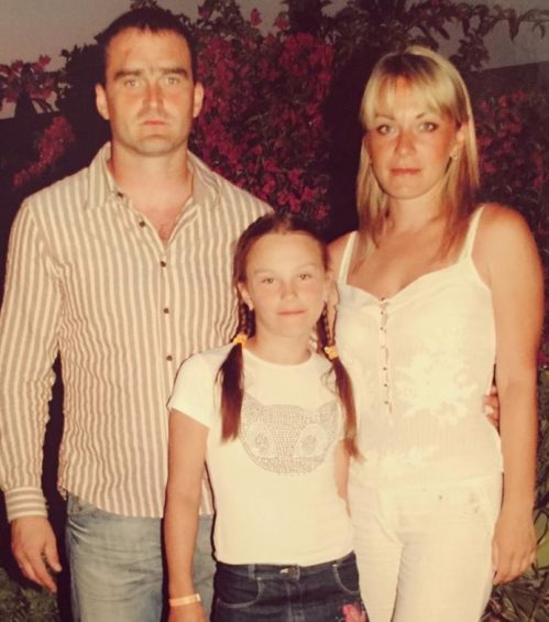 Aryna Sabalenka's Childhood pic with her parents