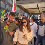 Iranian outside Israel embassy to say thankyou after al khamneyi death