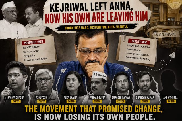 Kejriwal vs anna hazare vs raghav chadda