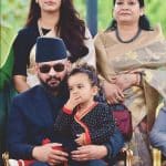 Nepal PM Balen Shah with his family