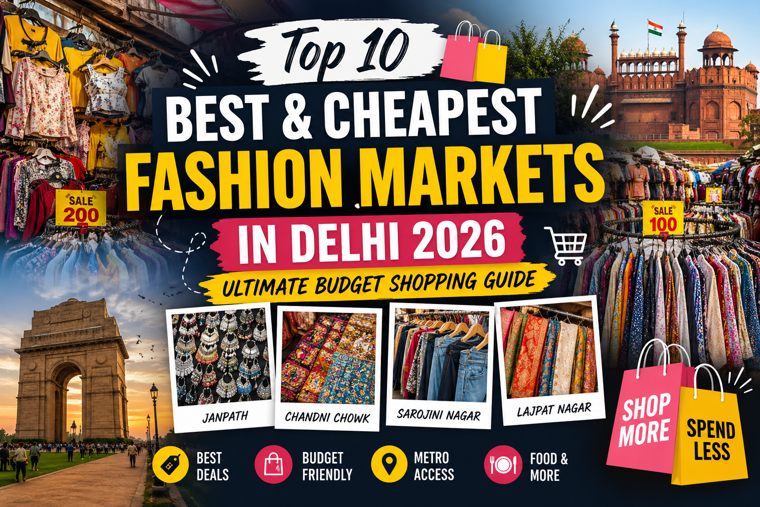 Top best and cheap market in Delhi