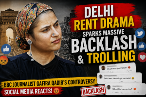 BBC Journalist Gafira Qadir’s “Delhi Rent Drama” Sparks Massive Backlash and Trolling