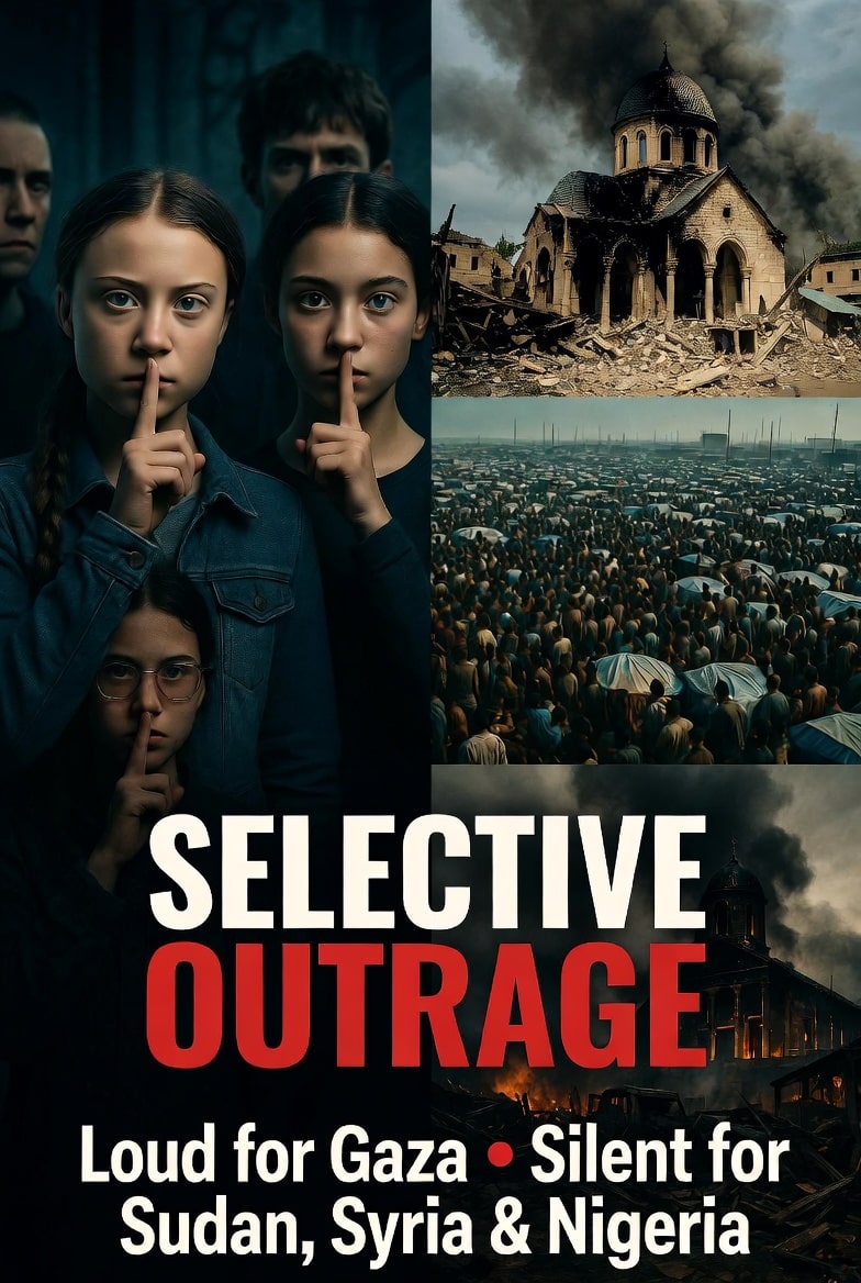selective outrage by threta and other celebrity