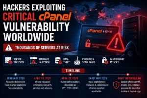 Hackers Exploiting Critical cPanel Vulnerability Worldwide, Thousands of Servers Targeted Under CVE-2026-41940