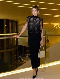 Leyla Aliyeva Attends ENGRAM Art Exhibition Opening in Baku