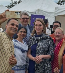 Kellie Sloane Joins Hindu Community to Celebrate Diwali in Blacktown