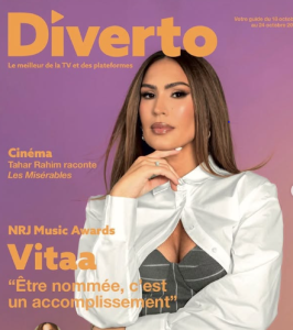 Vitaa Graces Diverto Magazine Cover Ahead of the 2026 NRJ Music Awards