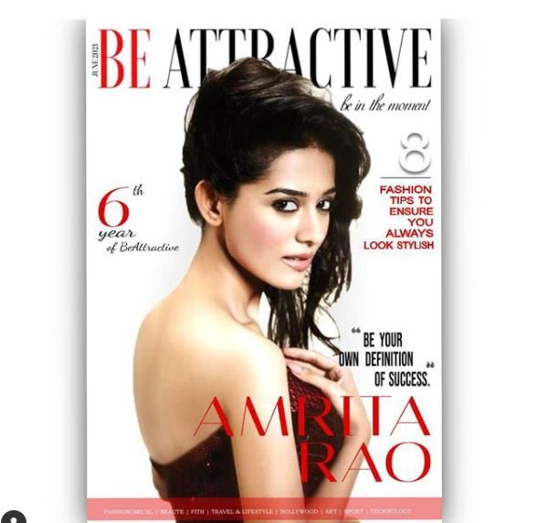 amrita rao on cover page of a magazine