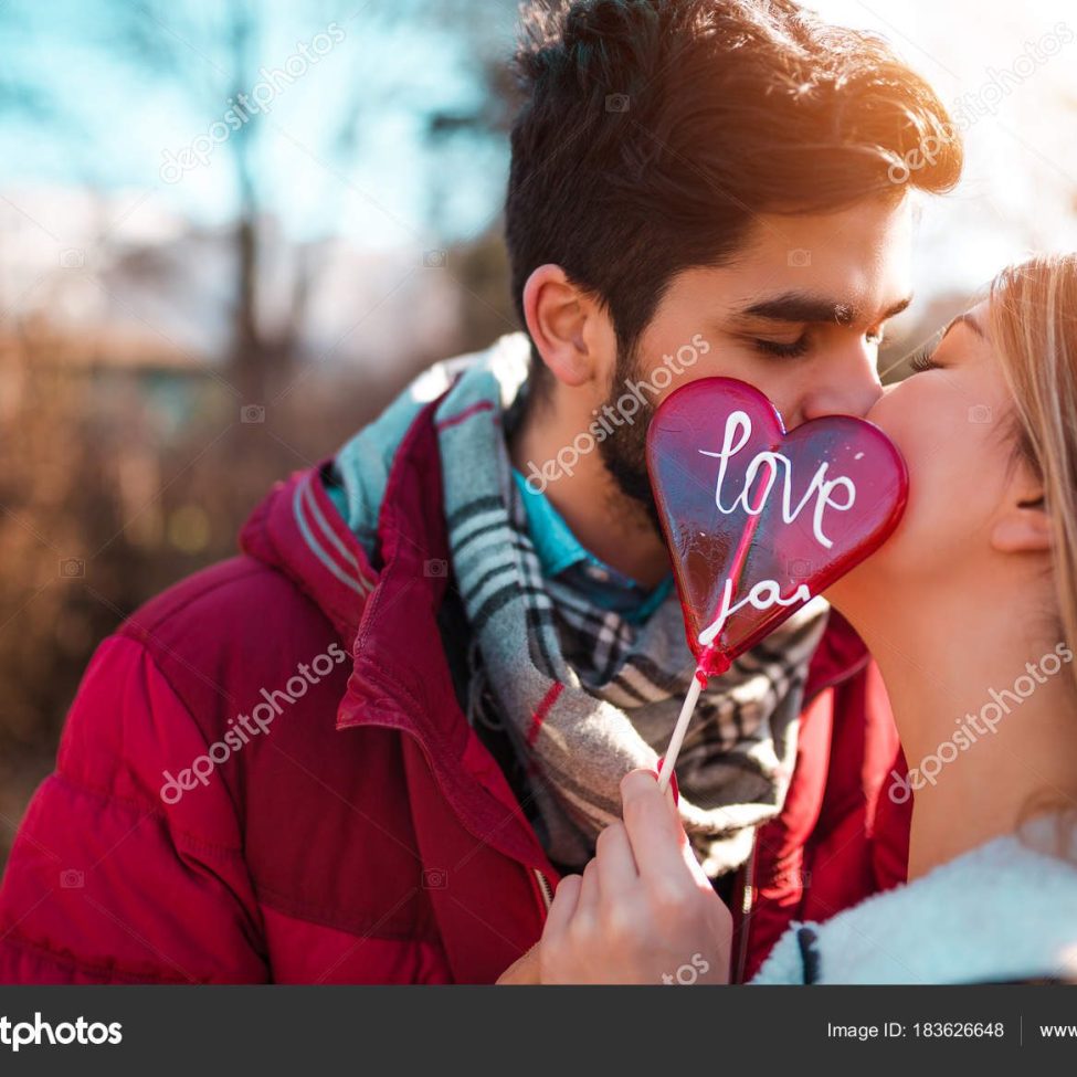 Romantic couple enjoying in moments of happiness. on 1st valentines dayLove, dating, romance. Valentine's day.Romantic couple enjoying in moments of happiness. Love, dating, romance.